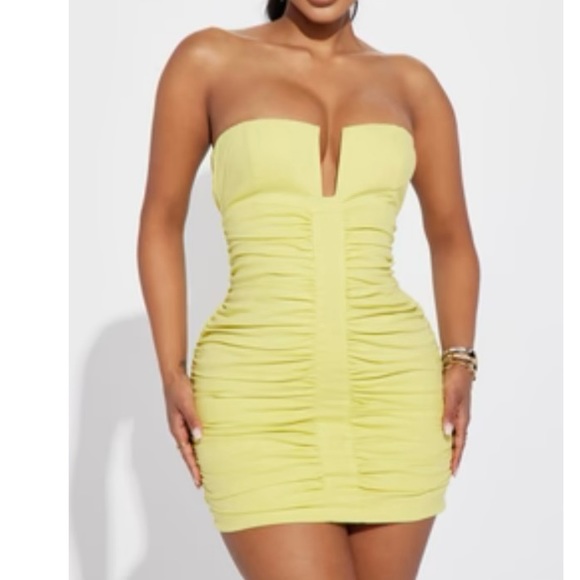 Lime Green Dress - Picture 1 of 2